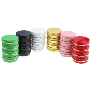 Pot en fer blanc recyclable de 120 ml en gros avec couvercle à vis pour cosmétiques, baume à lèvres, cadeaux et artisanat - Product Image 1