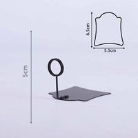 Support de numéro de table en métal avec clip photo en bois pour carte de nom, signe de réception de mariage, mémo pour usage au bureau