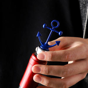 Tapón de Vino de Aleación de Zinc con Sellado al Vacío, Ancla Náutica para Bodas, Logotipo Personalizado, Fácil de Usar, Regalo, Vertedor, Dropshipping - Product Image 4