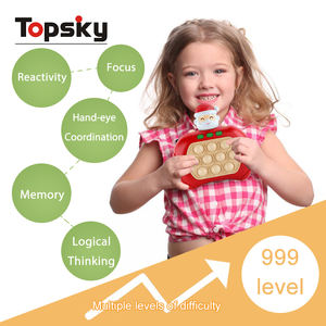 Dernière version amusante console de jeu électronique Bubble Pop Puzzle Quick Push Sensory Fidget Toy 5-7 ans Drôle Boîte à jouets en plastique - Product Image 6