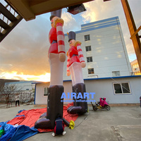 Inflables de Tamaño Gigante para Decoración de Exterior en Patios/Parques, Globo Inflable de Mascota Navideña para Festival de Navidad