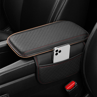 Coussin d'accoudoir de voiture en cuir à mémoire de forme, housse de coussin de console centrale respirante et confortable, pour BMW Toyota Honda