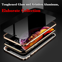 Coque de téléphone portable de luxe, à absorption magnétique, pour iPhone X XR XS MAX