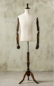 Nuovo adulto metà corpo maschio muscolo manichino stile con corpo in fibra di vetro in metallo tessuto Base abbigliamento femminile tipo busto - Product Image 2