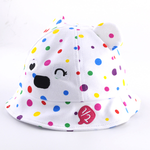Dessin animé personnalisé enfants seau chapeau enfants chapeau de pêche avec des oreilles mignonnes - Product Image 3