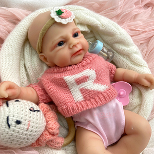 Muñeca Reborn Prematura de Silicona Pura de 30 cm, Piel Suave y Elástica, Sin Olor, para Compañía Emocional y Juego de Niños Pequeños - Product Image 4