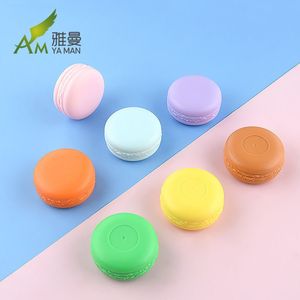 Ya Man Macaron Shaped Cream Jar 5ml 10g <b>Plastic</b> <b>Empty</b> <b>Bottle</b> Cosmetic Packaging For Lip Eye Mask Sample - Product Image 1