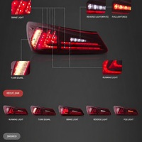 Feux arrière modifiés, feux arrière LED fumés, barre de feux arrière pour Lexus IS250 IS350 ISF 2006 2007 2008 2009 2010 2011 2012