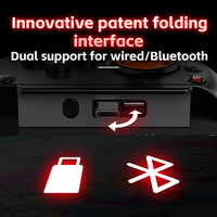 Manette de jeu sans fil D8 Plus à détection de mouvement 6 axes, double batterie 400 mAh, Bluetooth, écologique, pour téléphone mobile