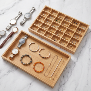 Customized Logo Cross Jewelry Trays 8 12 24 30 Sizes for Glasses Diamond Bracelets-Premium Jewelry Boxes - Product Image 3