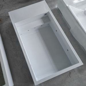 Minipiscina Idromassaggio in Fibra di Vetro <span class=keywords><strong>Rettangolare</strong></span> per Hotel, Resort e Piccoli Giardini Familiari, Piscina Fuori Terra con Divano Chaise Longue - Product Image 5