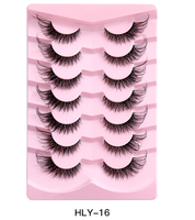 Soie Vison Bande Cils Mince Bande Noire D Curl Faux Cils 3d Naturel Moelleux Cils En Gros Pleine Bande Cils Naturels
