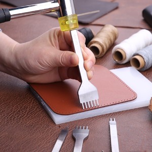 ชุดเครื่องมือเจาะหนัง QY ขนาด 3 มม. ทำจากสแตนเลส สำหรับเย็บมือและงานฝีมือ - Product Image 3