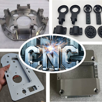 Pièces en aluminium usinées CNC, pièces métalliques personnalisées usinées par perçage et taraudage CNC pour équipements d'emballage, supports en acier inoxydable