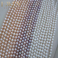 Perles d'eau douce naturelles, brins de perles, perles de riz, perles avec trou, perles de riz d'eau douce, perles pour la fabrication de bijoux