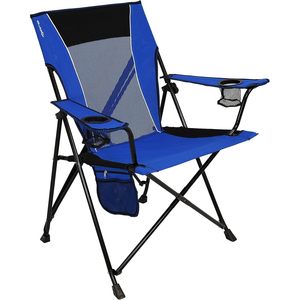 Sedie da campo pieghevoli a doppia serratura Premium versatili per sport all'aperto e spiaggia-blu maldive per viaggiare - Product Image 1