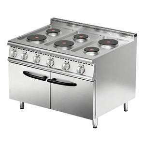موقد كهربائي تجاري صناعي للمطاعم والفنادق بـ 6 شعلات، موقد طهي من الفولاذ المقاوم للصدأ سهل التنظيف - Product Image 4