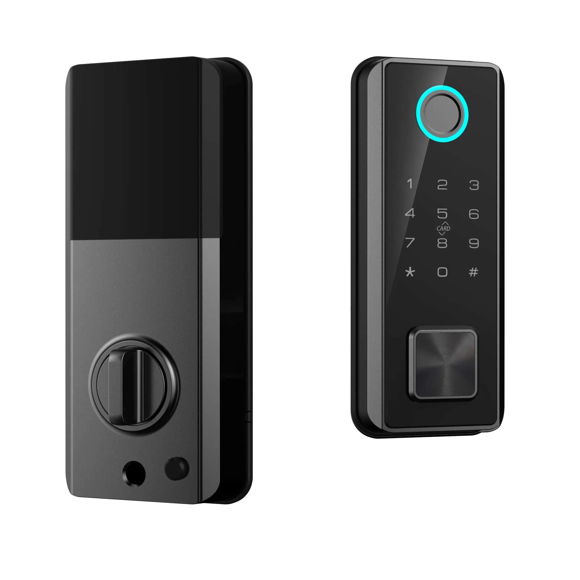 Alarma Digital con bloqueo de huella dactilar, candado biométrico Inteligente de seguridad con contraseña de una sola vez