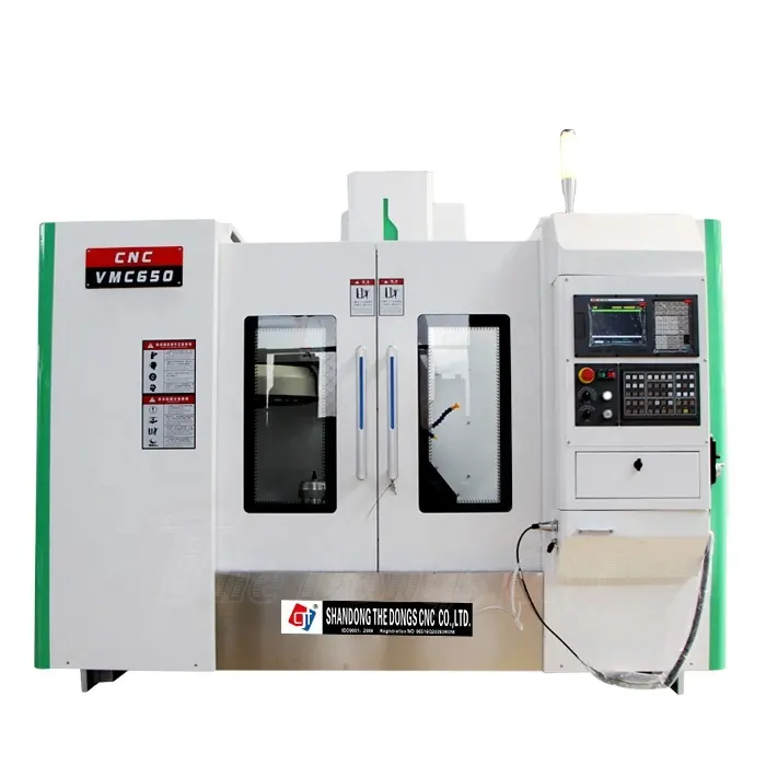 Vertical Machining Center FANUC Control CNC Milling Machine VMC650 Full Guard 4 Axis Max Ordinary Duty Travel Marketing Kingdom