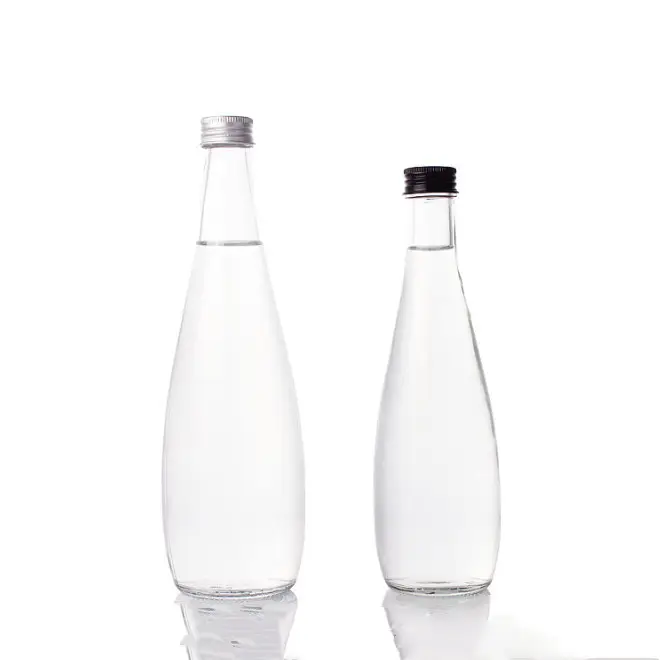 Benutzer definiertes Klebe etikett 0,3 l Trinkwasser flasche 330ml Getränke glasflasche für Saft