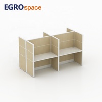 Solution de mobilier de bureau EGROspace OEM ODM : Cloison de centre d'appels, Poste de travail modulaire pour personnel, Cubicle de bureau