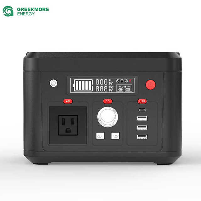 Generador Solar Power Generator 300W 110V 220V Home Power Backup Camping Portable Rechargeable Power Station