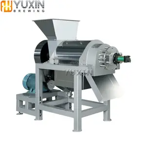 Máquina comercial de prensado de zumo de fruta y manzana, línea de producción de vinagre de sidra