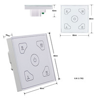 SCPOWER diseño personalizado venta al por mayor Gran oferta luz LED 220V 240V AC controlador LED DALI regulable táctil 2 interruptor de atenuación