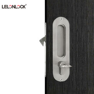 Serrure ronde à <span class=keywords><strong>crochet</strong></span> pour porte coulissante en acier inoxydable 304 durable avec bouton tournant - Product Image 1