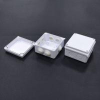 Lesun couleur personnalisée 100*100*70 IP65 étanche en plastique blanc étanche boîte de jonction électrique