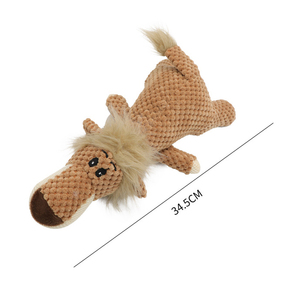 C5471 Silikat Çevre Dostu Kanvas İp Karikatür Peluş Sesli Lüks Çiğneme Oyuncakları Seti Özel Logo Toptan Köpek Oyuncakları Evcil Hayvan Çiğneme Oyuncakları - Product Image 6