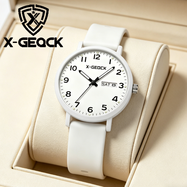 Neutral Quartz Watch Men's Children's Simple 3ATM Waterproof Night Light Hand Women's Watch Calendar Children's Clock