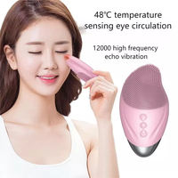 Nouvelle brosse nettoyante électrique sonique pour le visage, mini, autoportante, avec massage, recharge USB, nettoyage en profondeur des pores, étanche, en silicone