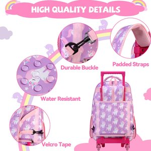 2025 personnalisé de haute qualité étanche enfants sac d'école <span class=keywords><strong>à</strong></span> la mode enfants sac <span class=keywords><strong>à</strong></span> dos roues chariot roulant sac <span class=keywords><strong>à</strong></span> dos pour l'école - Product Image 5