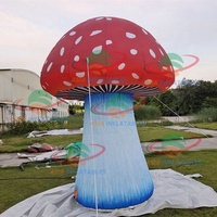 Décorations : Modèle de champignon gonflable géant avec lumière pour événements, scène, champignon gonflable LED