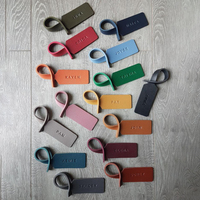 Diverses couleurs sac étiquette sac à main breloque sac accessoires sac à main pendentif voyage suspendus ornements Faux cuir nom étiquettes pour valise