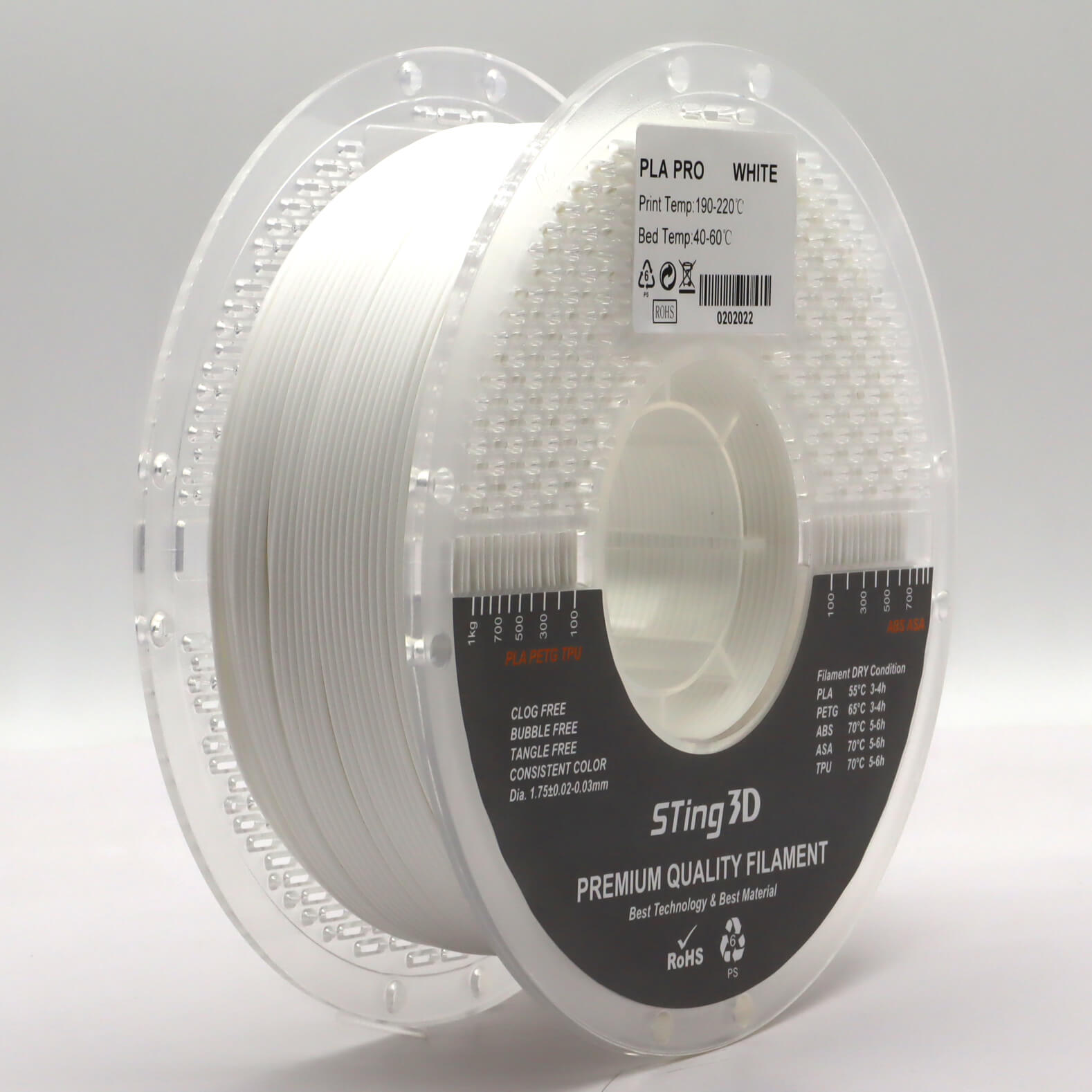 พีแอลเอ สีขาว