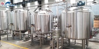Réservoir d'eau chaude Tonsen 500L 600L à double paroi pour machine de brassage, cuve isolée à double enveloppe pour processus de brasserie
