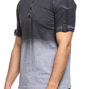 Precio al por mayor, camisetas de hombre de calidad superior, diseño personalizado, Color sólido de talla grande, estampado de punto informal, manga corta con estilo - Product Image 4