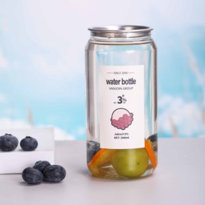 Tùy Chỉnh 300Ml 500Ml Pet Có Thể Dễ Dàng Mở Nước Giải Khát Có Thể Chai Nhựa Phù Hợp Niêm Phong Máy - Product Image 2