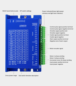 Harga Pabrik Driver Motor Stepper <span class=keywords><strong>Loop</strong></span> Tertutup <span class=keywords><strong>3</strong></span> Fase 18-50VDC 7A LCDA357H Nema 23 - Product Image 3