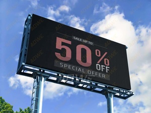 Aowe HD đường phố cực Màn hình <span class=keywords><strong>LED</strong></span> quảng cáo ngoài trời hiển thị P6 P8 P10 Bảng điều chỉnh kỹ thuật số biển quảng cáo - Product Image 3