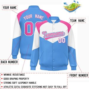 Custom Varsity Letterman Jacket Unisex Adult Personalized Baseball Bomber Coat Embroidery Name Number Logo Autumn Casual - Product Image 3