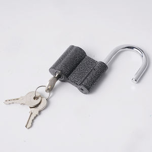 Vente en gros de cadenas de haute qualité OEM <span class=keywords><strong>ODM</strong></span>, cadenas solide, vente chaude en Russie, cadenas noir, 3 clés, étanche, antivol - Product Image 3