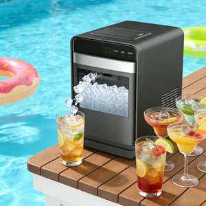 Máquina <span class=keywords><strong>de</strong></span> <span class=keywords><strong>Hielo</strong></span> Portátil <span class=keywords><strong>de</strong></span> Grado Comercial, Compacta, <span class=keywords><strong>de</strong></span> 15 kg, para Uso Doméstico - Product Image 3