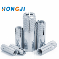 Ancre à enfoncer en acier au carbone Hongji, zinguée bleu-blanc, filetage M6-M20 pour béton, en stock, de bonne qualité
