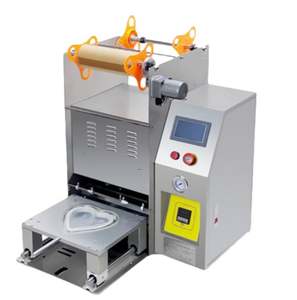 Machine de scellage semi-automatique pour barquettes de jus de fruits, de boissons, de thé, de boîtes à lunch et de barquettes alimentaires - Product Image 2