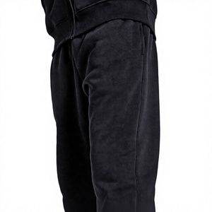 Pantalon de survêtement formel unisexe en molleton 100 % coton pour homme, idéal pour l'hiver, vente en gros, avec sweat-shirt et jogging assortis - Product Image 5