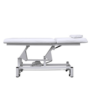 เตียงไฟฟ้าสำหรับทำทรีตเมนต์ ยี่ห้อซีเล่อฮวน สีมิลค์กี้ โครงโลหะ ปรับระดับความสูงได้ สำหรับนวดบำบัดความงาม และการตรวจทางการแพทย์ - Product Image 3