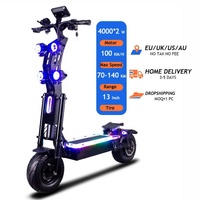Promotion Exceptionnelle : Trottinette Électrique Pliante 72V Double Moteur Haute Puissance, 2 Roues, pour Adultes avec Charge Maximale de 150 kg